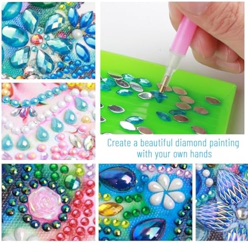 Diamond Painting Kits for Adults, Old Twins Pattern Design Special Shape Diamond Art Kits for Beginners, DIY Diamonds Paintings Art for Home Wall Decor Gift