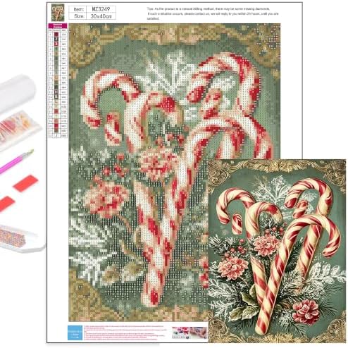 Axquilon Christmas Diamond Art Kits for Adults 12x16 inch
