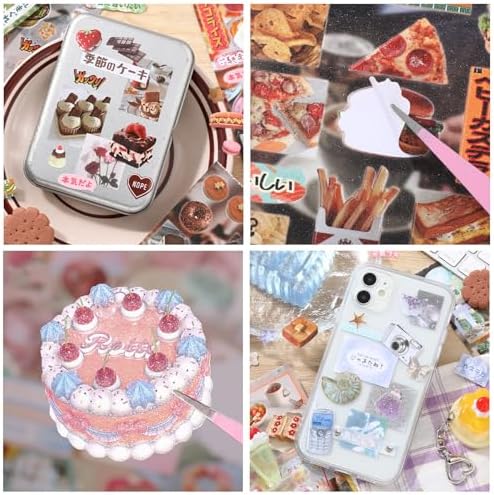 1300+ Pcs Japanese Sticker Book- Aesthetic Cute Y2K Retro Sticker Book - Japanese Stationery Stickers for Scrapbooking, Journals, Planners, Water Bottles & Junk Journal Supplies