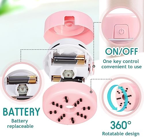 Honoson 2 Pcs Diamond Painting Tool Cleaner for Diamonds, Pink