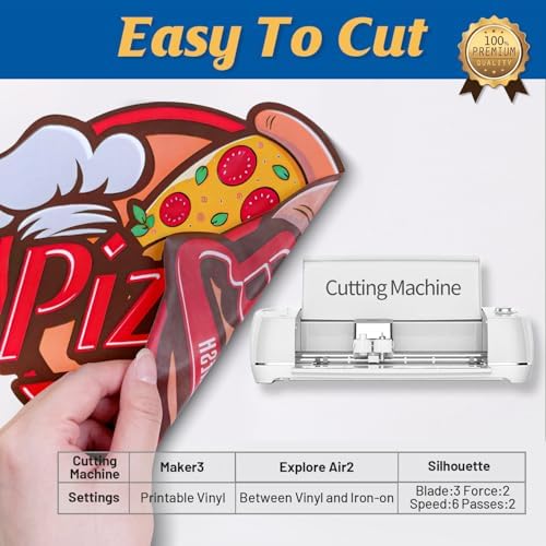 TransOurDream Heat Transfer Paper for Light Shirts(100 Sheets, 8.5x11),Printable HTV Heat Transfer Vinyl for Inkjet Printers