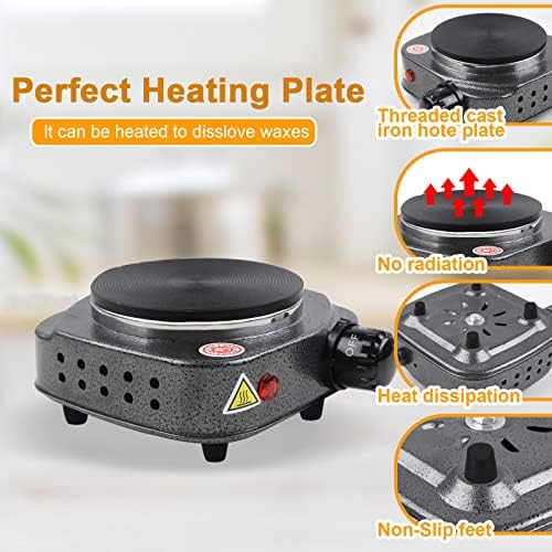 BBAXI Candle Making kit with Hot Plate with Anti-hot and Wax Melter