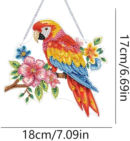 ARPADAMO Bird Diamond Art Kits for Adults, Acrylic Hanging Suncatcher