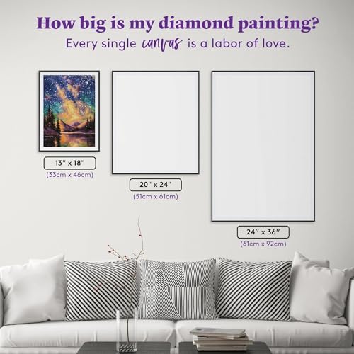DIAMOND ART CLUB Starry Night - Night Music Diamond Art Kits for Adults