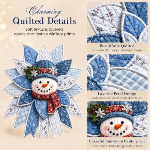 Daily Partner Quilted Christmas Door Hanging DIY Sewing Kit (G)