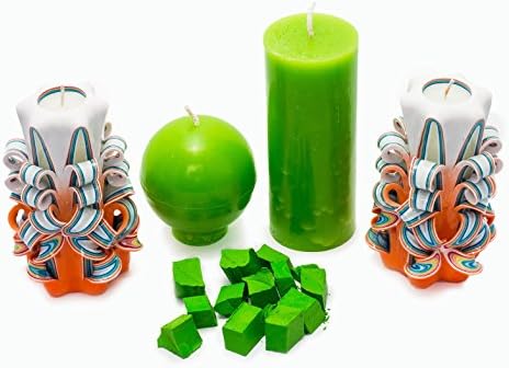 Green Candle Wax Dye 2 oz - Candle Color Dye Blocks