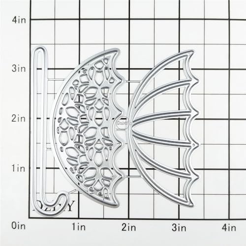 Patchwork Umbrella Metal Cutting Dies for Card Making