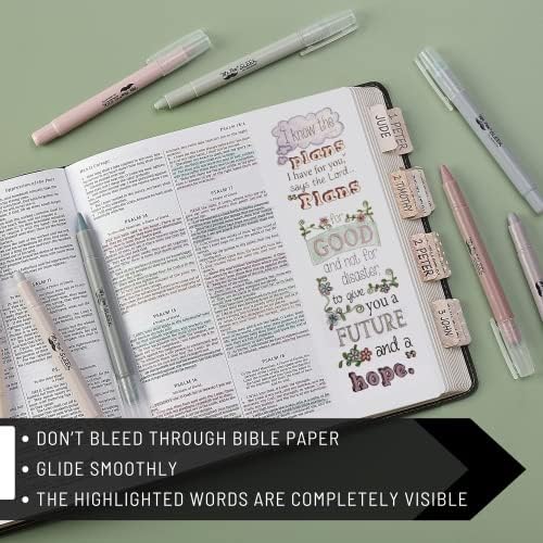 Mr. Pen- No Bleed Gel Highlighters, Dusty Colors, 8 Pack