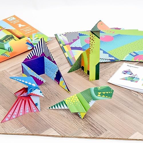 DJECO Dinosaur Origami Paper Craft Kit