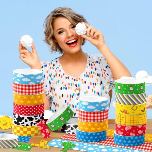 12 Rolls Cartoon Toy Washi Tape Set 15mm x 5m Decorative Masking Tapes Pack