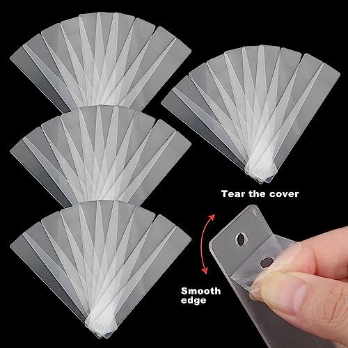 Acrylic Bookmarks Blanks Bulk 80PCS Rectangle Clear Bookmark Plastic Blank 40 Sets with 5 Color Tassels for Vinyl DIY Craft (5.9 * 1.0 inch)