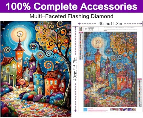 Diamond Art Kits for Adults, Dream House Diamond Painting Kits for Adults