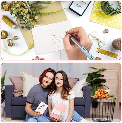 Prudiut Watercolor Postcards 4x6, 48 Sheets, 140Lb/300Gsm Cotton