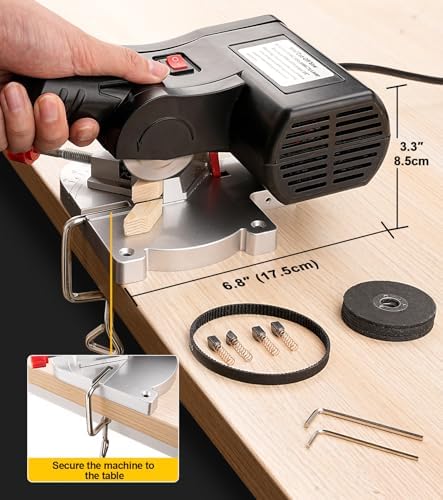 Sbestily Mini Miter Cut-Off Chop Saw for Miniature Model Making, Arrow Saw