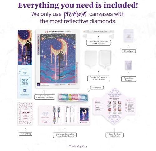 DIAMOND ART CLUB Paint the Moon Diamond Art Kits for Adults