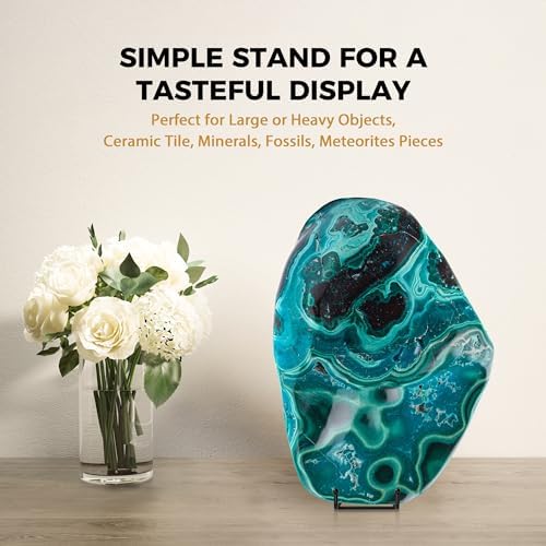 TR-LIFE 14 Inch Heavy Duty Plate Stand (2 Pack) - Metal Display Easel for Large Plates, Platters, Picture Frames, Signs, and Posters