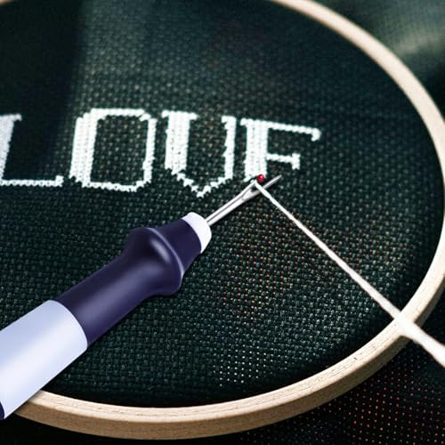 Needle and Thread Seam Ripper, Rippers for Sewing and Thread,Remover Stitch Tool for Hand Sewing, Knitting, Cross Stitching, Embroidery and Thread Removal (Blue)