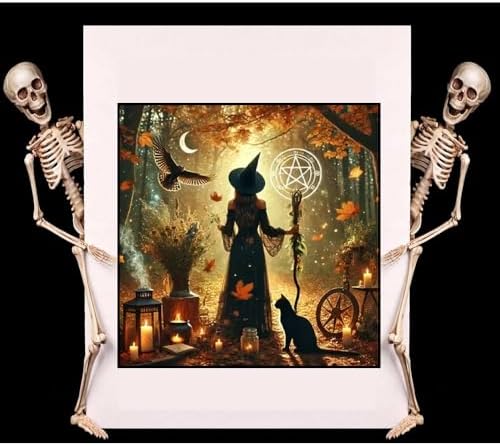 Halloween Diamond Art Kits for Adults,Diamond Painting Kits for Beginner 5D