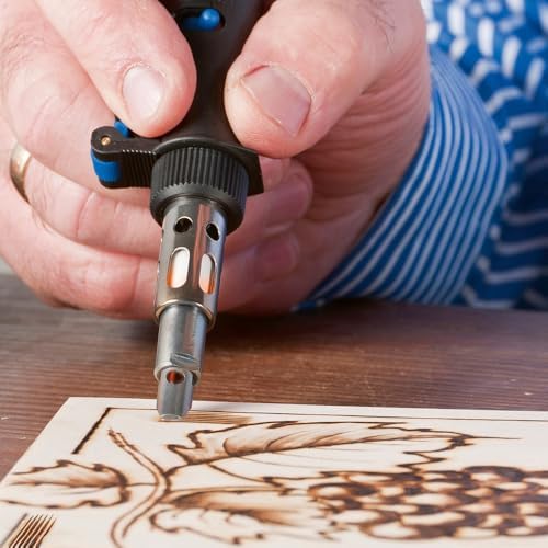 Dremel VersaTip Precision Butane Torch - Long Lasting Cordless Soldering Iron - Perfect for Pyrography, Paint Removal, & Heat Embossing (2000-7)