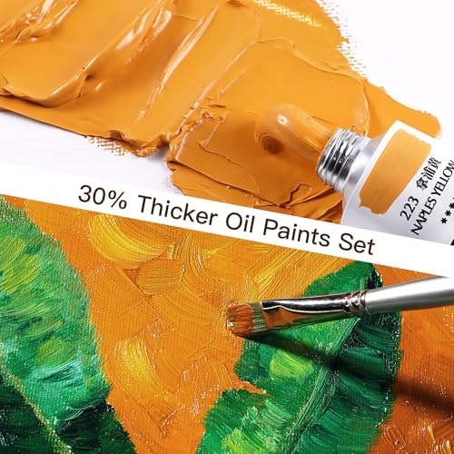 rubens Oil Paint Set 2oz 15 Colors Caroline Oil Paint for Canvas(Series B) | Professional Oil Paints with Thicker Creamy Texture, High Saturation, Large Tubes Art Supplies for Adult, Artists, Beginners