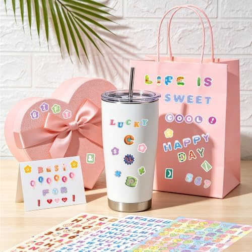 10000+ Letter Stickers,104 Sheets Alphabet Stickers Book,Scrapbook Supplies