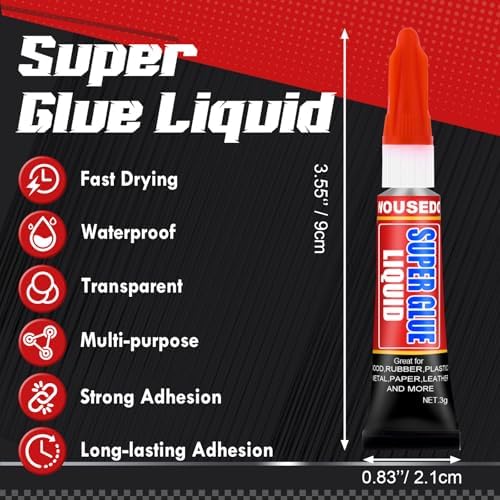 12 X 3g Super Glue Liquid, Fast Drying All-Purpose Cyanoacrylate(CA) Glue