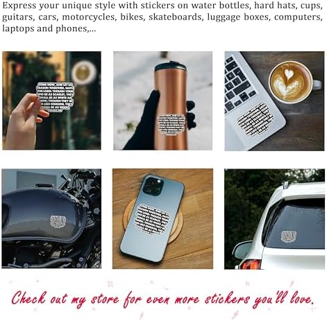 Isaiah 1 18 Sticker - Christian Redemption and Hope Scripture Decal, Inspirational Bible Verse, Christian Gift, Bible Verse Sticker, Decal for Laptop, Notebook, Journal, Phone Case