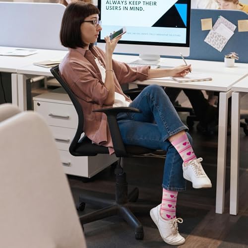 Jeasona Women's Cute Socks Fun Gifts for Wife Mom Daughter Girlfriend