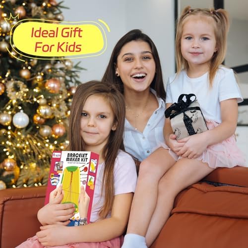 Maynacs Friendship Bracelet Making Kit for Girls 8-12, 28 Pre-Cut Threads
