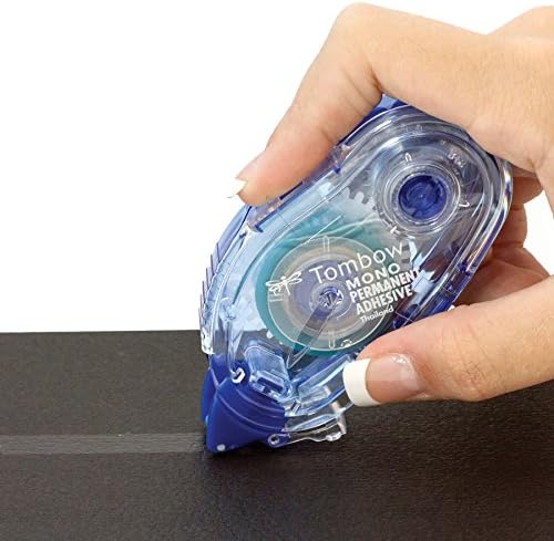 Tombow 62107 Mono Adhesive Refill Permanent, 1/3-Inch-by-472-Inch (Pack of 2)