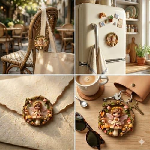 Flower Fairy Polymer Clay Molds Elf Girl Garland Silicone Mold