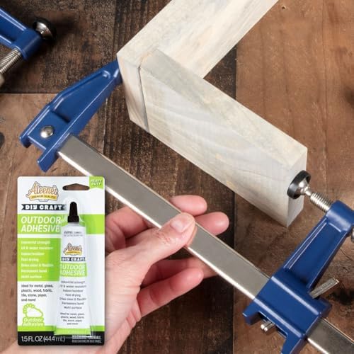Aleene's DIY Craft Outdoor Adhesive, Heavy-Duty & Permanent, UV and Weather Resistant, 1.5 Oz