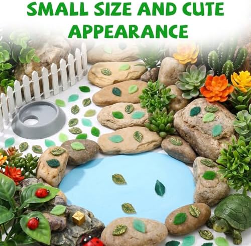 210pcs Green Mini Leaves, Resin Funny Miniature Leaves for Crafts