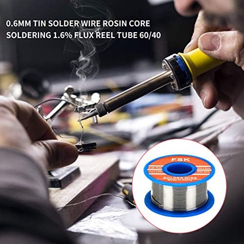 Soldering Iron Kit, 60W Soldering Iron with Ceramic Heater, 5-in-1 Adjustable Temperature Soldering Welding Iron Kit for any Hobby Enthusiast