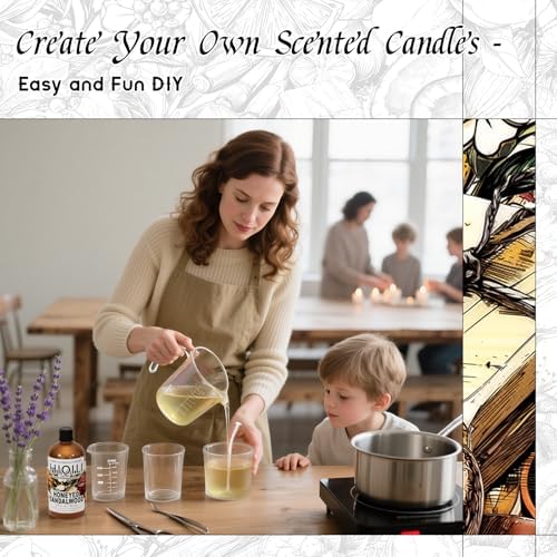 HIQILI Honeyed Sandalwood Fragrance Oil for Diffuser, Candle & Soap Making