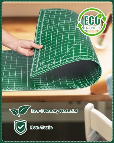 Self Healing Cutting Mat, 11" x 17", Double-Sided Rotary Cutting Mat for Sewing, Quilting, Scrapbooking & Craft, Craft Cutting Board for Hobby Use(A3)