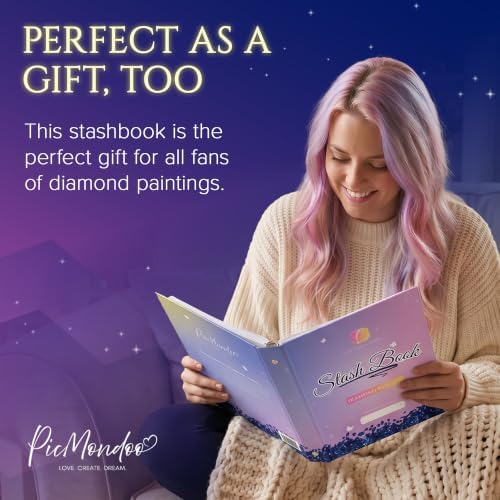 Picmondoo Diamond Art Painting Stash Book – A5 Collection Inventory Binder
