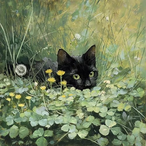 black cat Diamond Art Kits for Adult Diamond Painting Kit for Beginner