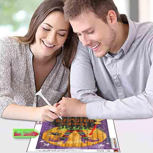 Witch Diamond Art Kits for Adults,Diamond Painting Kits for Beginner 5D
