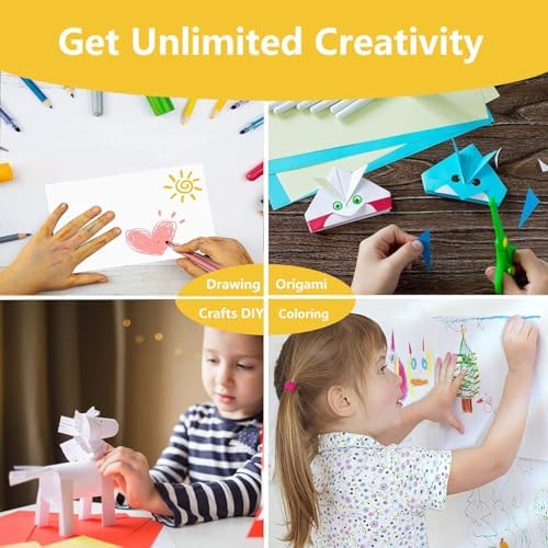 180 Sheets Art Paper 9" x 12" Craft Drawing Paper for Sketching, Loose Sketch Paper for Drawing