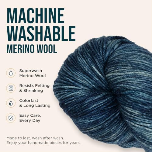 KnitPro Symfonie Fingering Weight Merino Wool Yarn 100g, Daydream