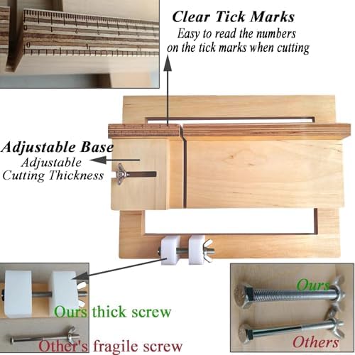 Wooden Soap Cutter for Handmade Soap Making Professional