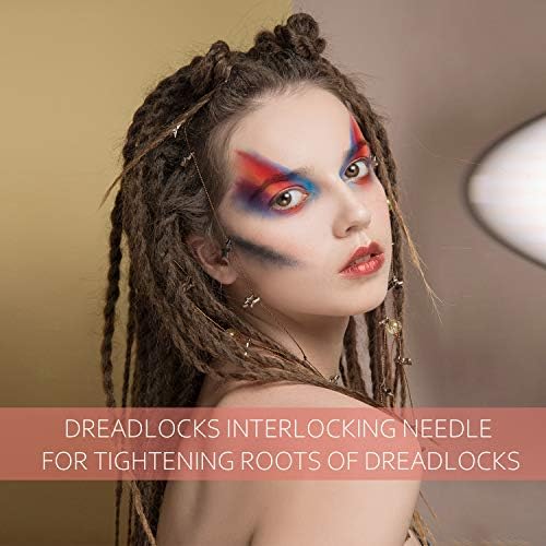 WILLBOND 5 Pcs Dreadlock Interlocking Tool Set for Locs with Case