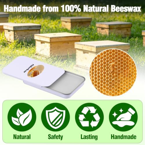 Scented Diamond Painting Wax, Handmade Natural Beeswax for Diamond Art Painting Pen, Long-Lasting Stickiness No Residue Drill Wax with Picker Tool, Diamond Art Accessories and Tools (Odorless)
