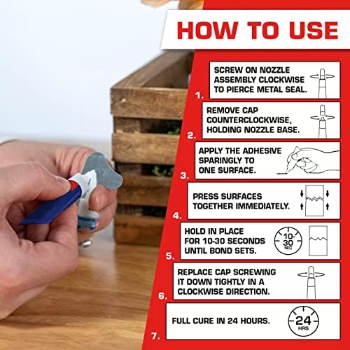 Loctite Super Glue Liquid, 2g Tube (Pack of 12) Instant Adhesive for Plastic, Wood & Metal, Clear Superglue with Precision Nozzle, Quick‑Dry Formula - 24 Tubes Total