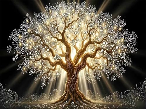 mrpwnle Diamond Art Kits for Adults Tree of Life Diamond Painting Kits