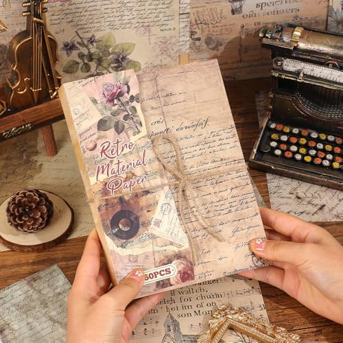 icceemee 160 Sheets of pinstripe Scrapbook Paper, journaling Scrapbook Supplies Craft Collage Paper Set, Junk Journal Bullet Journal Poster Room Decor for Card Making Decorative Gifts