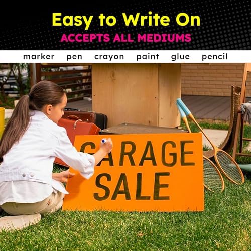 Hygloss Medium Poster Board 11x14 - 25 Neon Pink Single Color Bulk Pack - 10 Pt. Thickness Colored Poster Board Paper for Projects, Signs, Displays - Posterboard Multipack 11" x 14"