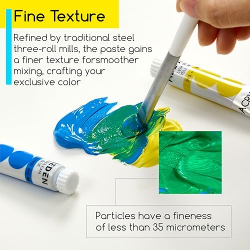 MEEDEN Beginners Acrylic Paint Set: 12 Colors 12ml/0.41 fl oz