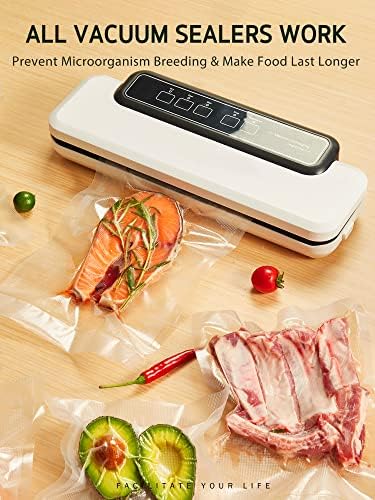 Syntus 6" x 100' Vacuum Sealer Bags Rolls Keeper with Cutter Dispenser